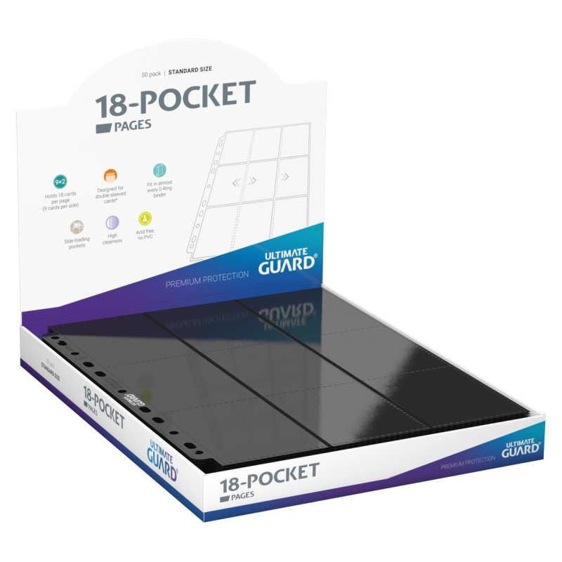 Ultimate Guard 18-Pocket Pages Side-Loading (50)