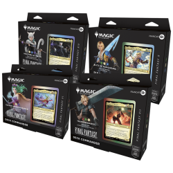 Magic the Gathering Final Fantasy présentoir decks Commander (4) *FRANCAIS*